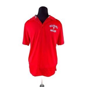 Philadelphia Phillies genuine merchandise red polo soft touch stretch medium